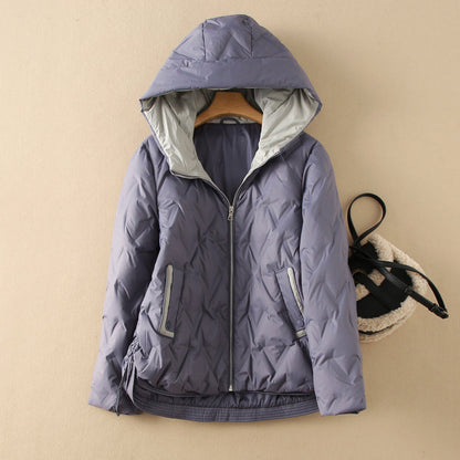 Veronica Relaxed Fit Hooded Down Jacket | Hooded Down Jacket