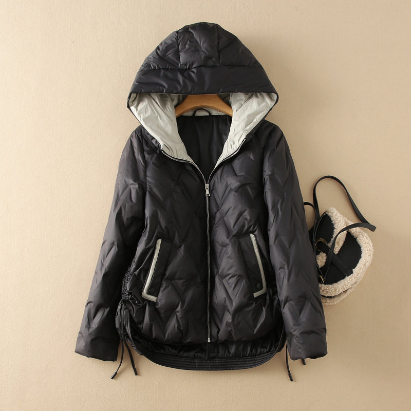 Veronica Relaxed Fit Hooded Down Jacket | Hooded Down Jacket