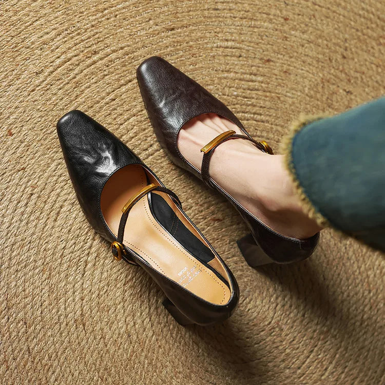 Camilla Block Heel Mary Jane Heels | Mary Jane Heels