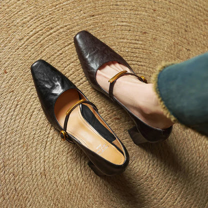 Camilla Block Heel Mary Jane Heels | Mary Jane Heels