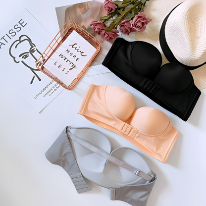Women's Bra Strapless – Seamless Fit – Shaped Cups – Lifting Support