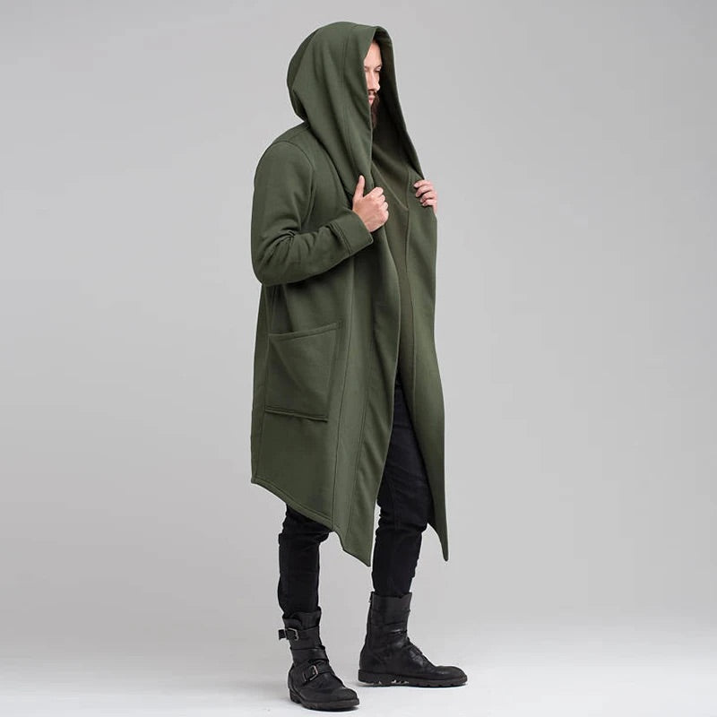 Lucas Fleece Hooded Cardigan Coat | Pockets Hooded Cardigan Coat
