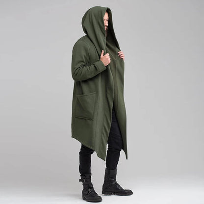 Lucas Fleece Hooded Cardigan Coat | Pockets Hooded Cardigan Coat