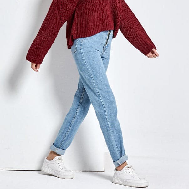 Helene - Trendy jeans med høy midje