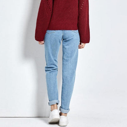 Helene - Trendy jeans med høy midje