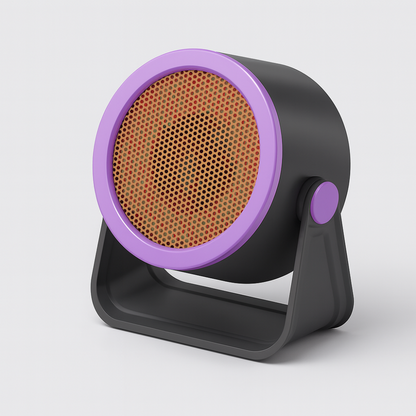 Modern Ceramic Space Heater With Angled Stand