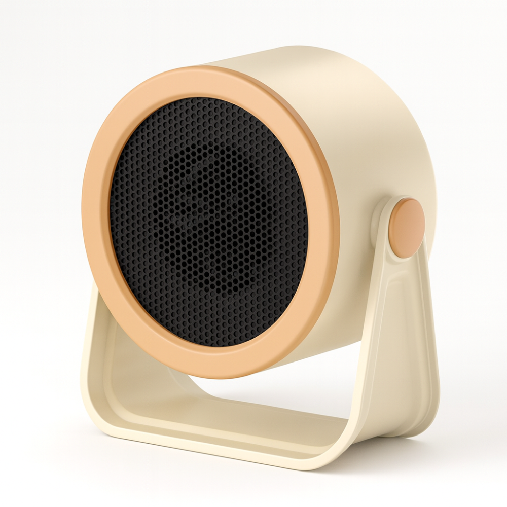 Modern Ceramic Space Heater With Angled Stand