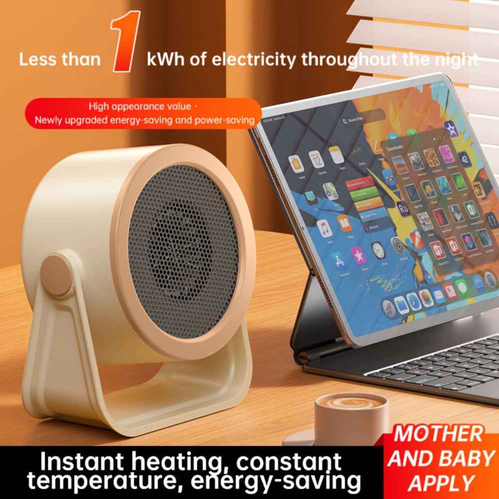 Modern Ceramic Space Heater With Angled Stand