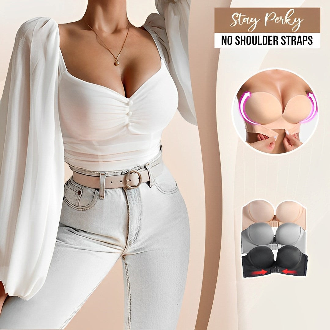 Women's Bra Strapless – Seamless Fit – Shaped Cups – Lifting Support