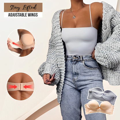 Women's Bra Strapless – Seamless Fit – Shaped Cups – Lifting Support