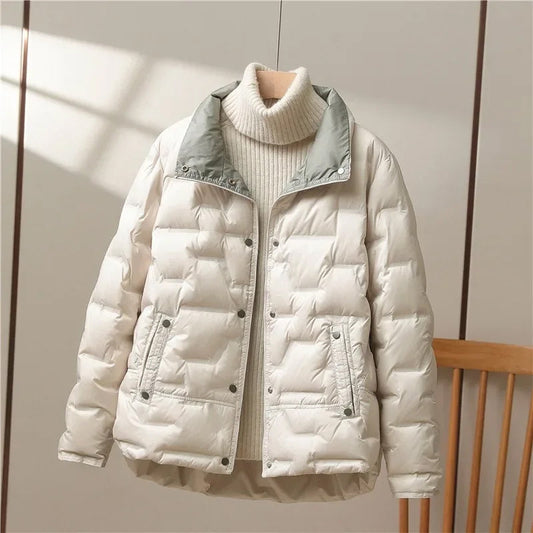 Isabella Relaxed Fit Quilted Down Jacket | Quilted Down Jacket