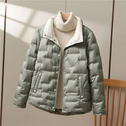 Isabella Relaxed Fit Quilted Down Jacket | Quilted Down Jacket