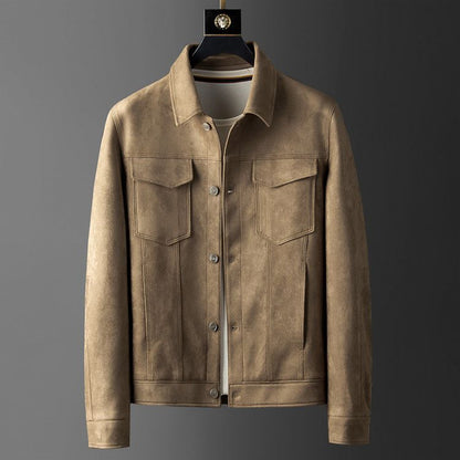 Men's Jacket – Structured Fit – Luxurious Fabric – Button Front – Smart Casual