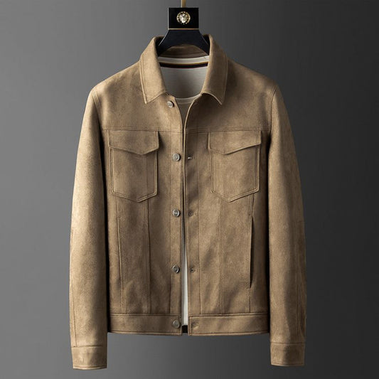 Men's Jacket – Structured Fit – Luxurious Fabric – Button Front – Smart Casual
