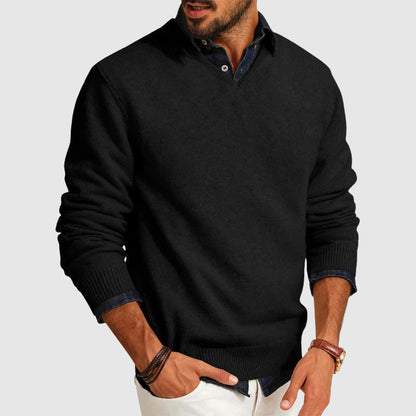 Reuben Regular Fit V-Neck Sweater | Long Sleeve V-Neck Sweater