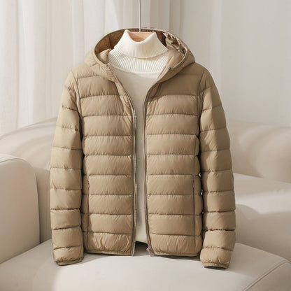 Sophie Quilted Hooded Puffer Jacket | Zip Front Puffer Jacket