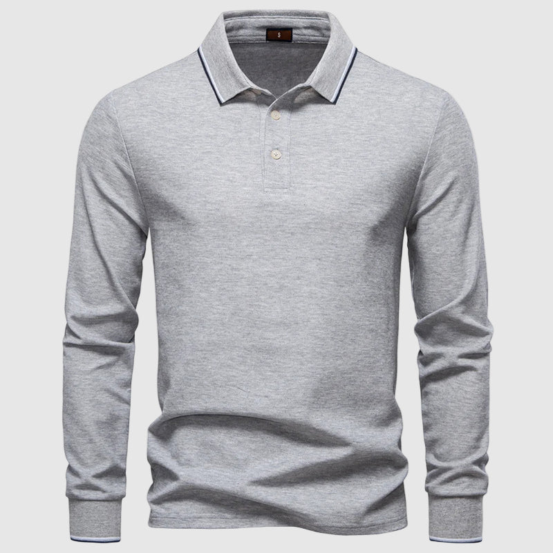 Daniel Regular Fit Long Sleeve Polo Shirt