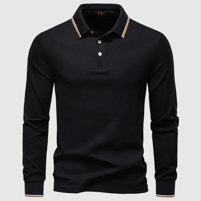 Daniel Regular Fit Long Sleeve Polo Shirt