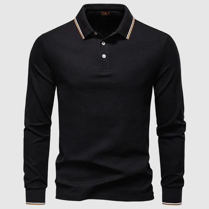 Daniel Regular Fit Long Sleeve Polo Shirt