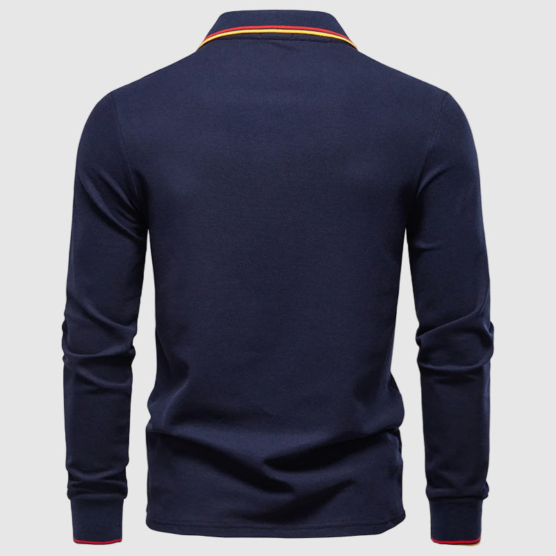 Daniel Regular Fit Long Sleeve Polo Shirt
