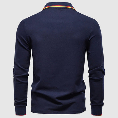 Daniel Regular Fit Long Sleeve Polo Shirt