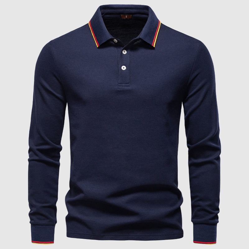 Daniel Regular Fit Long Sleeve Polo Shirt