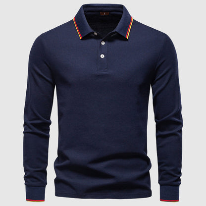 Daniel Regular Fit Long Sleeve Polo Shirt