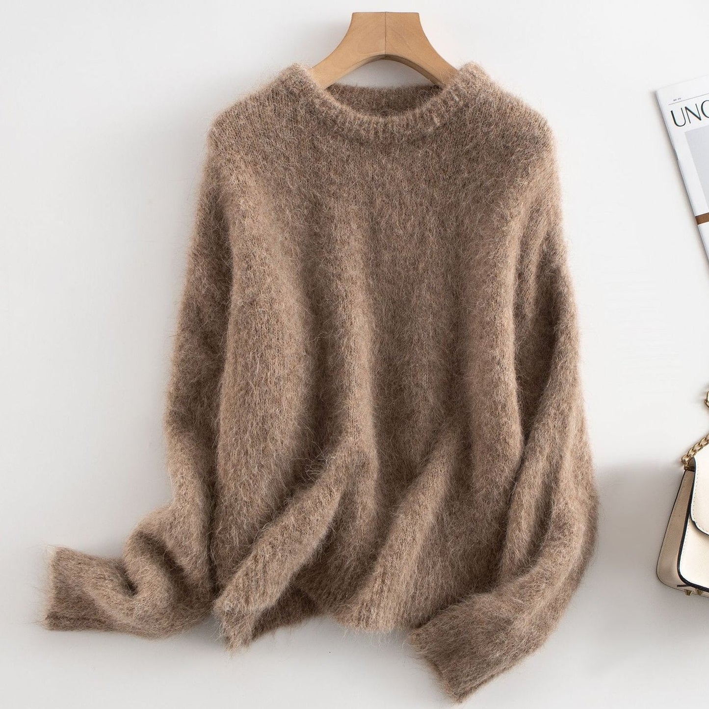 Chiara Relaxed Fit Sweater | Crewneck Long Sleeve Sweater