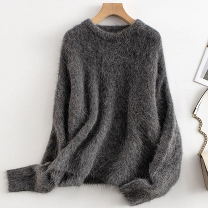 Chiara Relaxed Fit Sweater | Crewneck Long Sleeve Sweater
