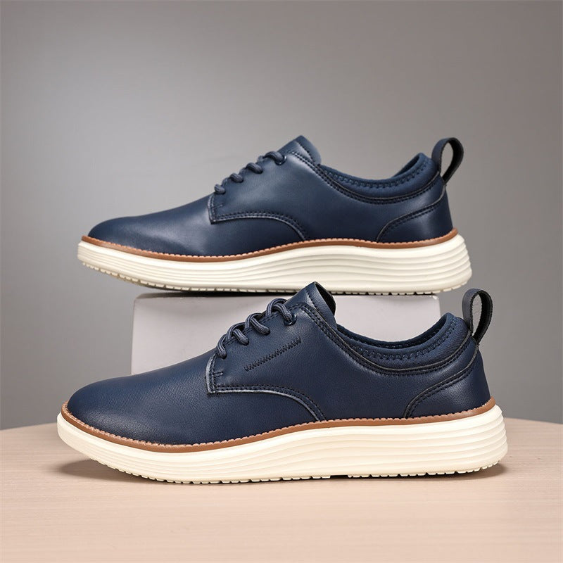 Edward Leather Oxfords | Ribbed Sole Oxfords