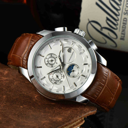 Isaac Chronograph Watch | Moon Phase Chronograph Watch