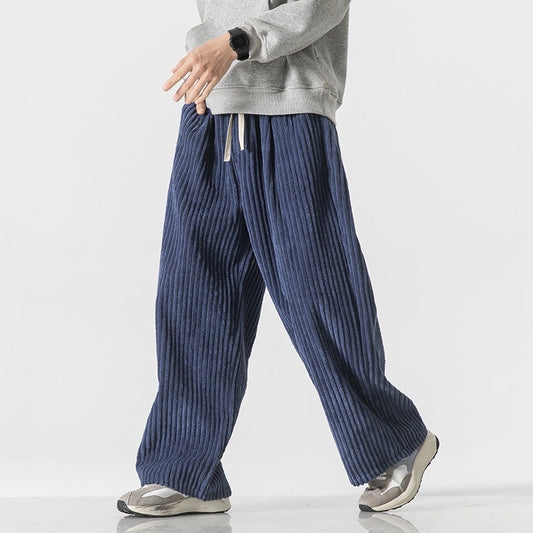 William Wide-Leg Pants | Drawstring Waist Full-Length Pants