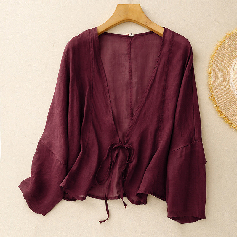 Beatrice Linen Two-Piece Set | Floral Maxi Dress Two-Piece Set