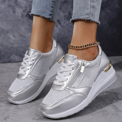Giorgia Platform Sneakers | Side Zip Platform Sneakers
