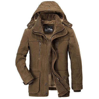 Daniel Fleece Padded Jacket | Winter Coat with Pockets