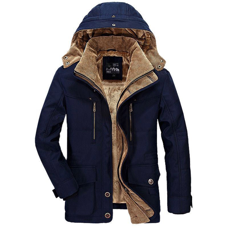Daniel Fleece Padded Jacket | Winter Coat with Pockets