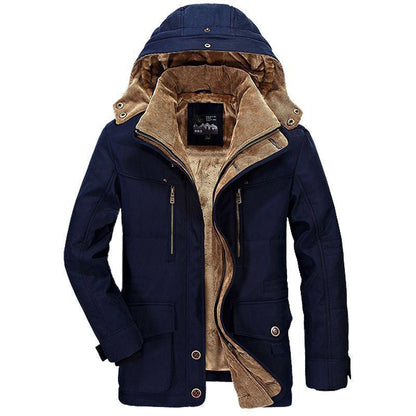Daniel Fleece Padded Jacket | Winter Coat with Pockets