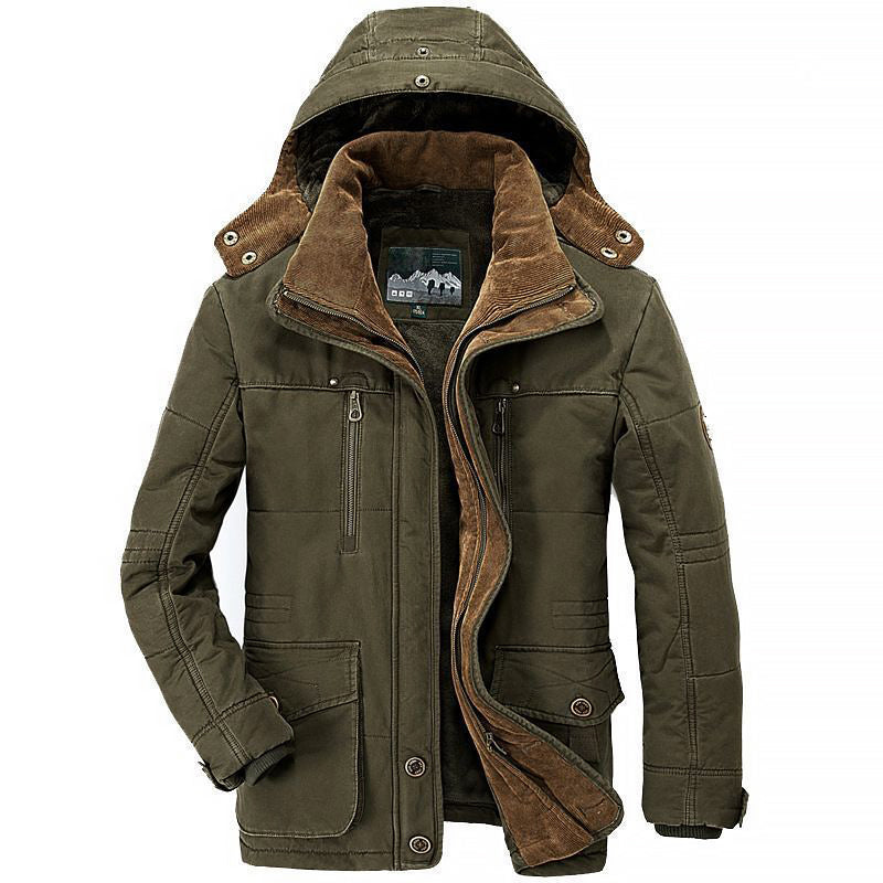 Daniel Fleece Padded Jacket | Winter Coat with Pockets