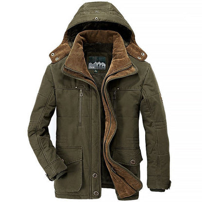 Daniel Fleece Padded Jacket | Winter Coat with Pockets
