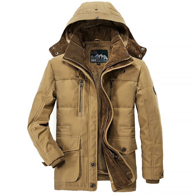 Daniel Fleece Padded Jacket | Winter Coat with Pockets