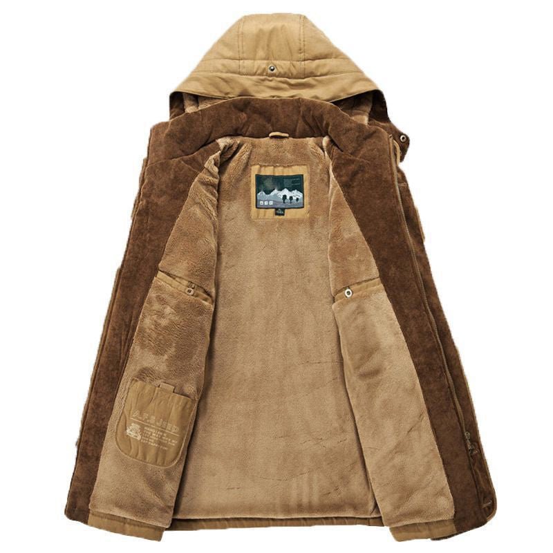 Daniel Fleece Padded Jacket | Winter Coat with Pockets