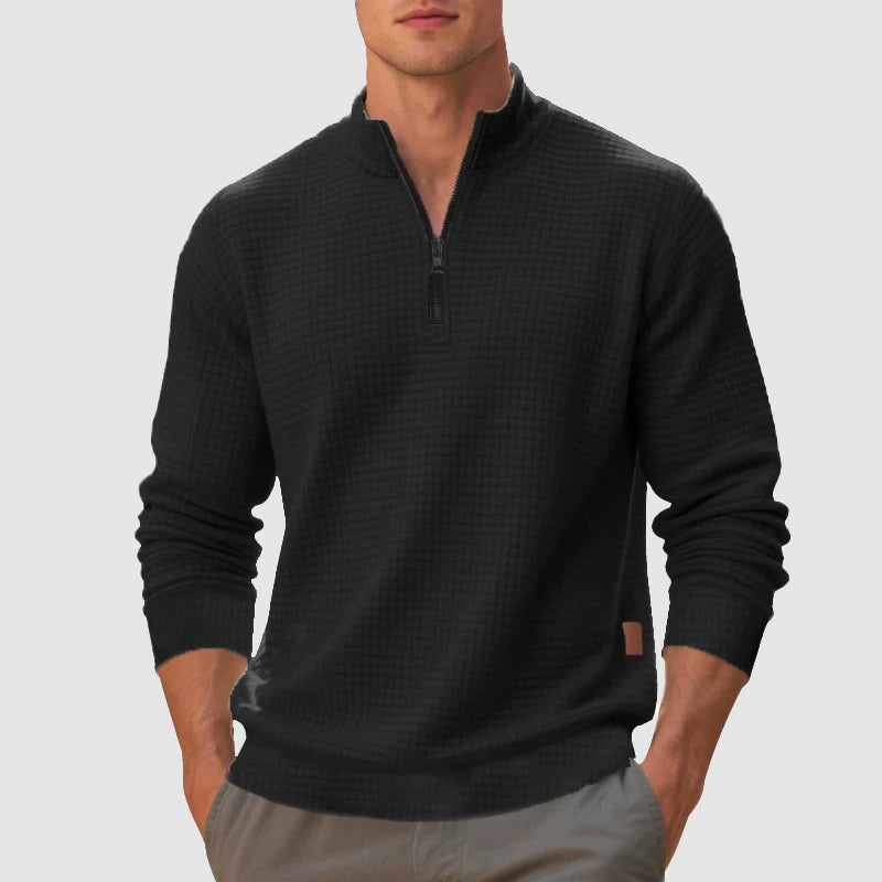 Edoardo Quarter-Zip Sweatshirt | Mock Neck Quarter-Zip Sweatshirt