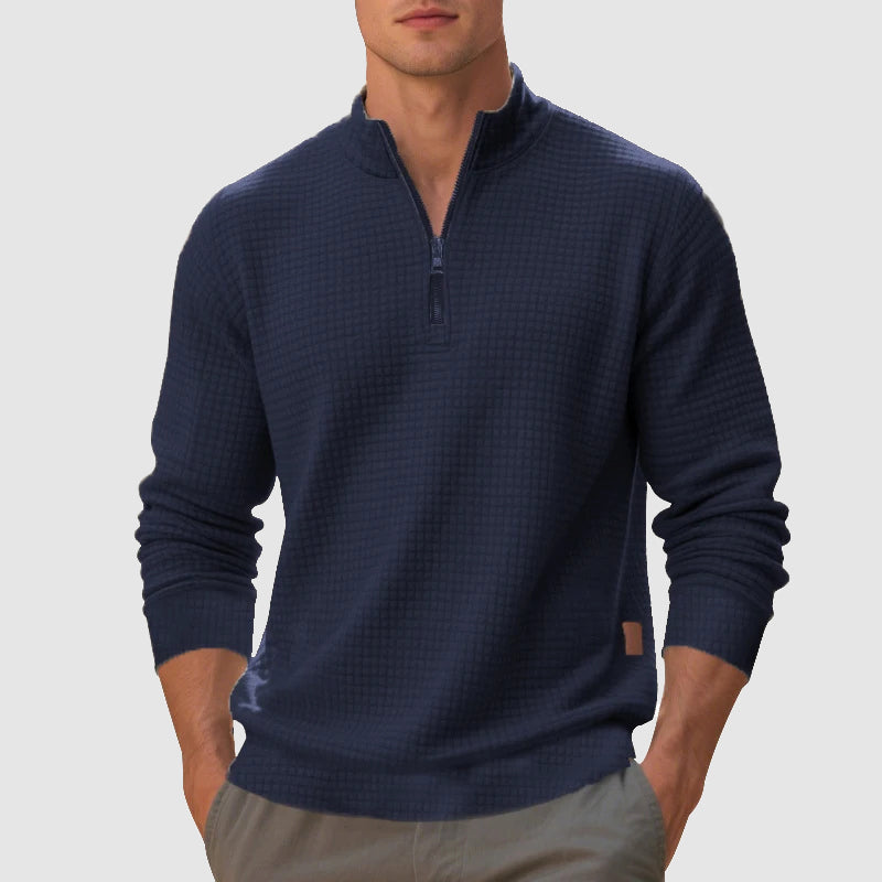 Edoardo Quarter-Zip Sweatshirt | Mock Neck Quarter-Zip Sweatshirt