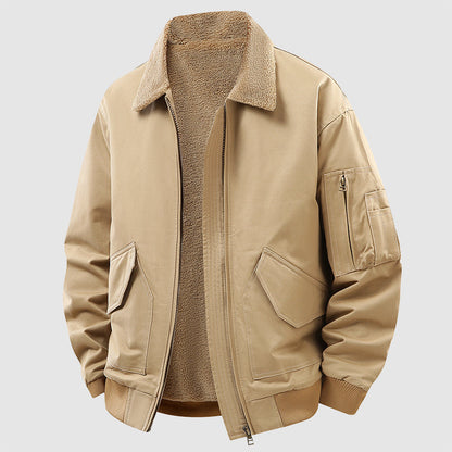 Giovanni Regular Fit Bomber Jacket | Solid Bomber Jacket
