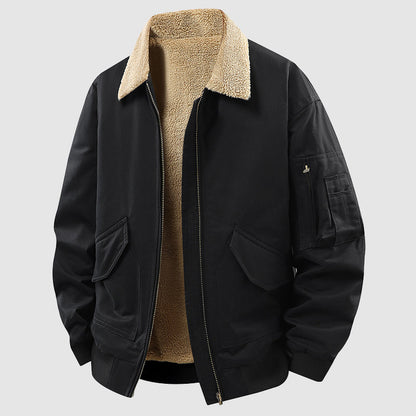 Giovanni Regular Fit Bomber Jacket | Solid Bomber Jacket