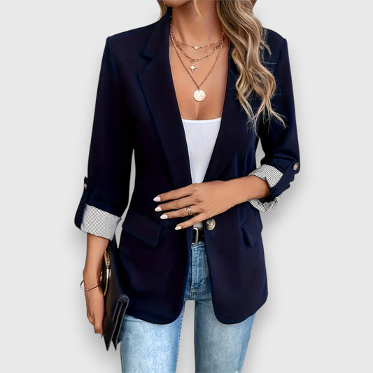 Women's Blazer – Tailored Fit – Single-Breasted – Classic Lapel – Versatile Style