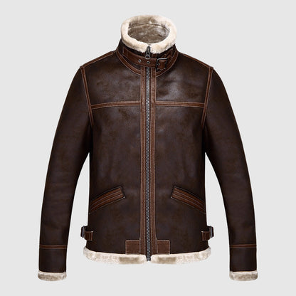 Henry Leather Vintage Bomber Jacket | Classic Flight Jacket