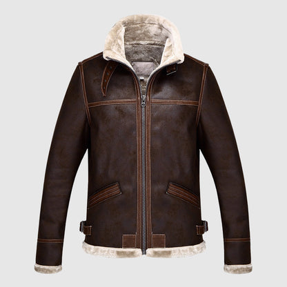 Henry Leather Vintage Bomber Jacket | Classic Flight Jacket