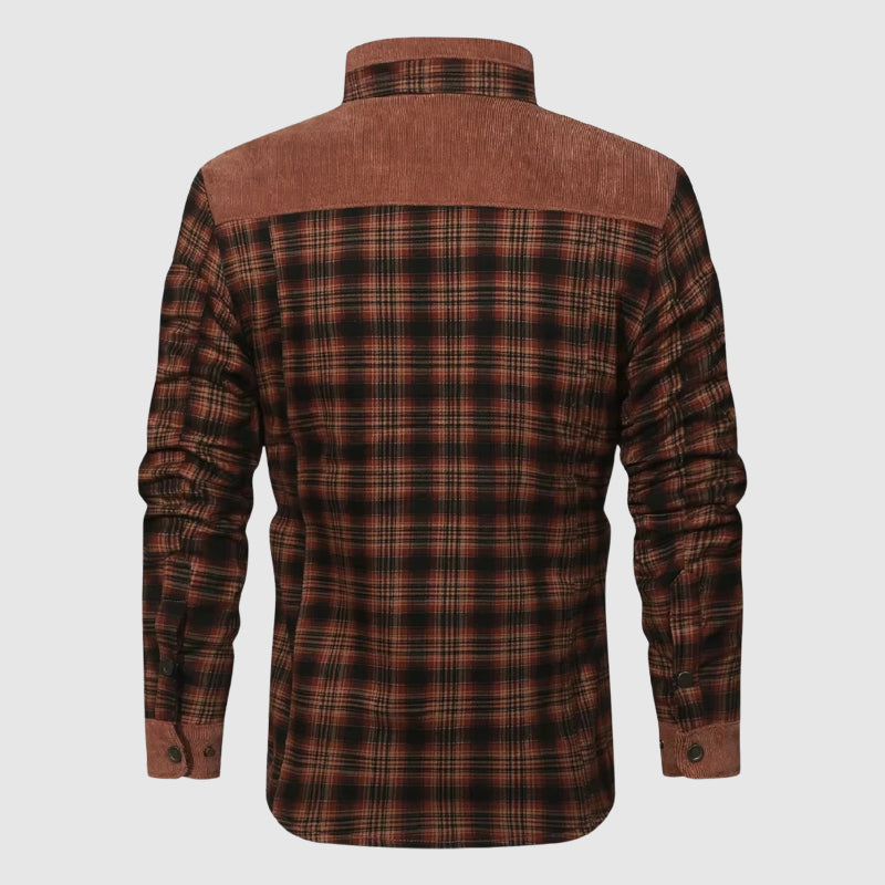 Daniel Relaxed Fit Sherpa Lined Jacket | Plaid Jacket