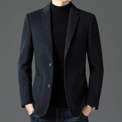 Men's Blazer – Wool – Slim Fit – Notch Lapel – Two-Button Business Casual